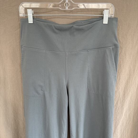 Gaiam‎ OM High Rise Bootcut Yoga Pants Blue Athleisure Y2K Women’s Size Large - Picture 2 of 13